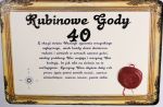 RUBINOWE GODY – 40